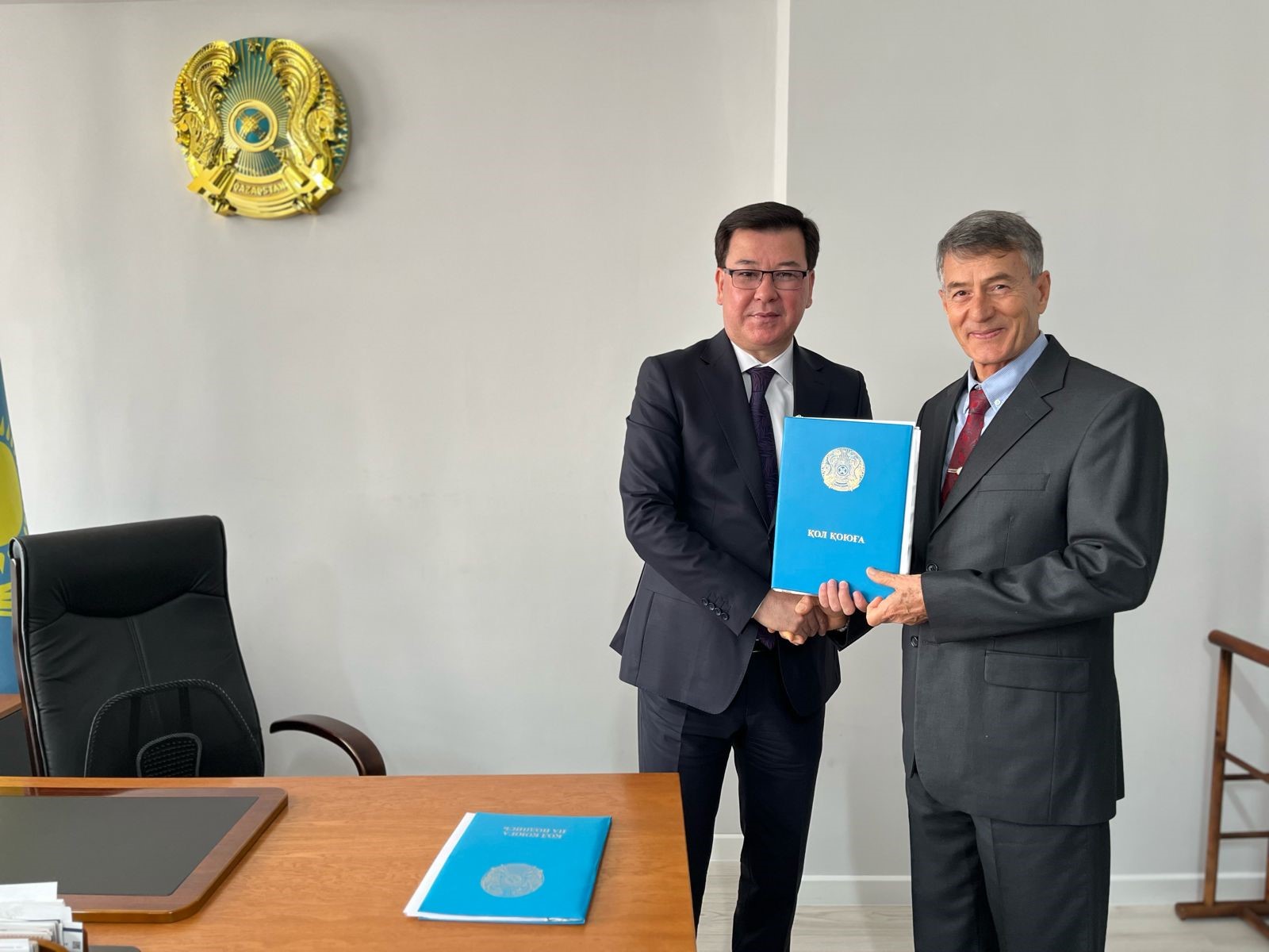 ТҮРКИЯ РЕСПУБЛИКАСЫНЫҢ ПРОФЕССОРЛАРЫ АКАДЕМИЯЛЫҚ ҰТҚЫРЛЫҚ АЯСЫНДА ДӘРІС ОҚЫДЫ